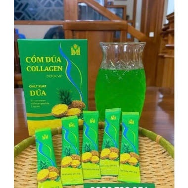 Cốm Dứa Collagen Detox VIP Mã 3 - Giảm cân, đẹp da, đẹp dáng 152k 3