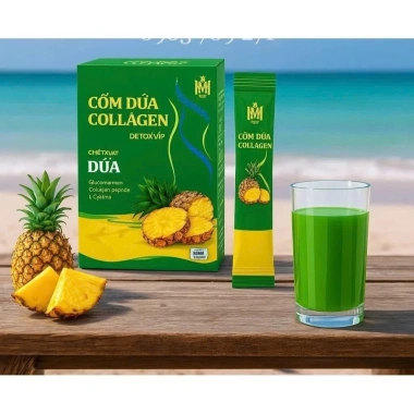Cốm Dứa Collagen Detox VIP Mã 3 - Giảm cân, đẹp da, đẹp dáng 152k 4