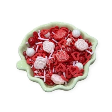 Cốm đường Valentine 50g - Gói nhỏ chia lẻ, trang trí, giảm giá Hanashop 2