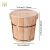 Cơm hấp Thùng gỗ cho Nồi cơm điện - Đồ dùng nhà bếp dễ làm sạch, gạo tái sử dụng 7