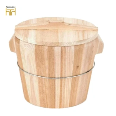Cơm hấp Thùng gỗ cho Nồi cơm điện - Đồ dùng nhà bếp dễ làm sạch, gạo tái sử dụng 9