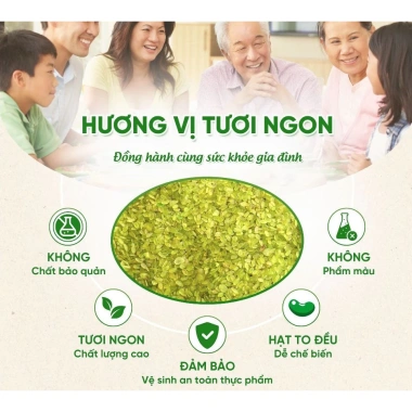 Cốm Xanh Dẹp 500g Đặc Sản To Dày Không Bảo Quản - Nấu Chè, Làm Chả Giá 27.999 VND