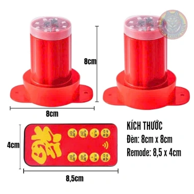 Combo 02 Đèn LED Lồng Đèn Không Dây - Điều Khiển Từ Xa, Tăng/Giảm Độ Sáng Tuỳ Chỉnh - Giá 95.000 VND 3