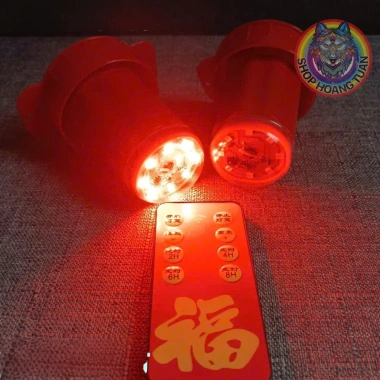 Combo 02 Đèn LED Lồng Đèn Không Dây - Điều Khiển Từ Xa, Tăng/Giảm Độ Sáng Tuỳ Chỉnh - Giá 95.000 VND 4