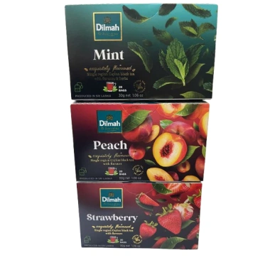 Combo 02 Hộp Trà Túi Lọc Dilmah Ceylon Tea Đủ Vị Dâu Đào Bạc Hà 20 túi - 100k 6