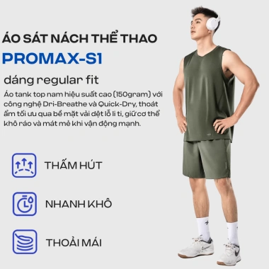 Combo 02 Sát Nách Thể Thao Nam Promax Thoáng Mát Tối Đa 340.200đ Coolmate