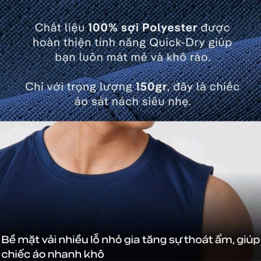 Combo 02 Sát Nách Thể Thao Nam Promax Thoáng Mát Tối Đa 340.200đ Coolmate