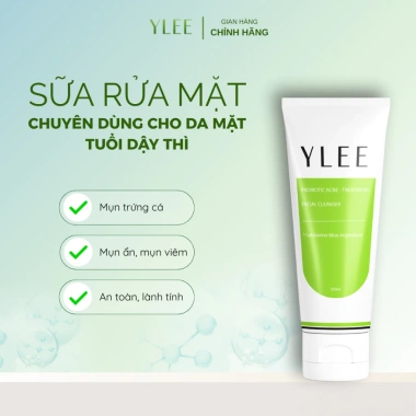 Combo 02 Sữa rửa mặt YLEE da dầu mụn tuổi dậy thì - Kiểm soát bã nhờn, giảm mụn 4
