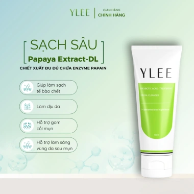 Combo 02 Sữa rửa mặt YLEE da dầu mụn tuổi dậy thì - Kiểm soát bã nhờn, giảm mụn 6
