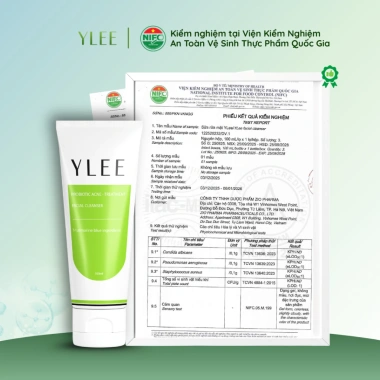 Combo 02 Sữa rửa mặt YLEE da dầu mụn tuổi dậy thì - Kiểm soát bã nhờn, giảm mụn 7