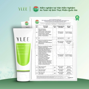 Combo 02 Sữa rửa mặt YLEE da dầu mụn tuổi dậy thì - Kiểm soát bã nhờn, giảm mụn 8