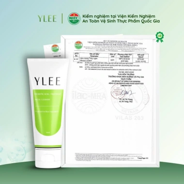 Combo 02 Sữa rửa mặt YLEE da dầu mụn tuổi dậy thì - Kiểm soát bã nhờn, giảm mụn 9