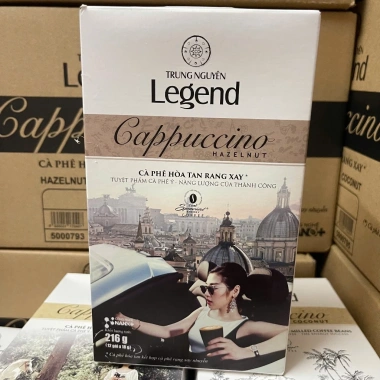 Combo 06 Hộp Cà Phê Sữa Hòa Tan Trung Nguyên Legend Cappuccino Mocha Hazelnut Coconut - Giảm giá 530.000đ