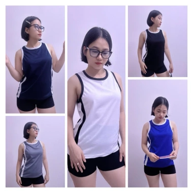 Combo 1-3-5 Áo ba lỗ nam nữ thể thao VAZCO chất mè thái – Form chuẩn, siêu mát, siêu nhẹ, thấm hút tốt – Giá 75.000đ