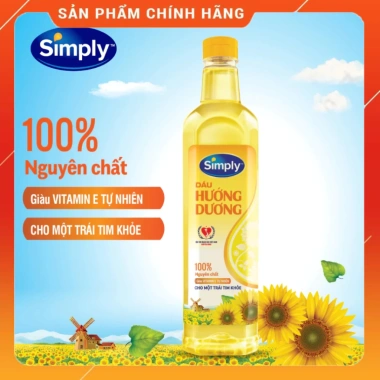 Combo 1 thùng Dầu Gạo Lứt Simply 12 chai - Tốt cho tim mạch, giảm giá 480.000₫ 6
