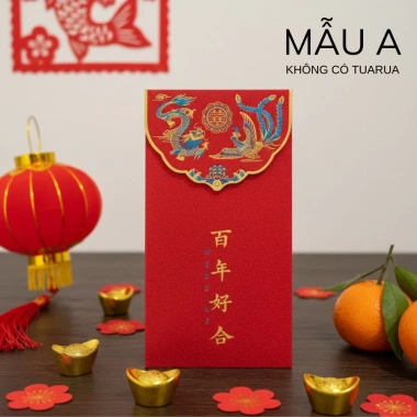 Combo 10-20 Bao Lì Xì Đỏ Decorme - Lì Xì Đỏ Đám Cưới, Hỏi Phong Cách Sang Trọng, Quà May Mắn, Giá 29.000 VNĐ 4