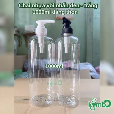 Combo 10-20 chai nhựa PET 500ml-1.000ml dáng thon kèm phụ kiện - Giá chỉ 75.000 VND 3