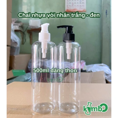 Combo 10-20 chai nhựa PET 500ml-1.000ml dáng thon kèm phụ kiện - Giá chỉ 75.000 VND 4