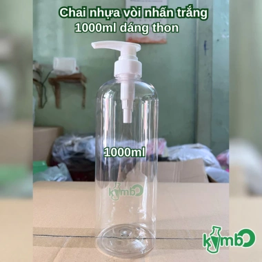 Combo 10-20 chai nhựa PET 500ml-1.000ml dáng thon kèm phụ kiện - Giá chỉ 75.000 VND 10