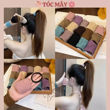 Combo 10 & 20 Dây Buộc Tóc Bản To Thời Trang Hàn Quốc - Giữ Tóc Chắc, Êm - Giá 58.999 VND 2 Combo 10 & 20 Dây Buộc Tóc Bản To Thời Trang Hàn Quốc - Giữ Tóc Chắc, Êm - Giá 58.999 VND 2
