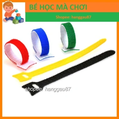 Combo 10-30-50 Dây Buộc Cáp Tai Nghe Velcro 2 Mặt Tự Dính Tiện Lợi Giá Rẻ 18k