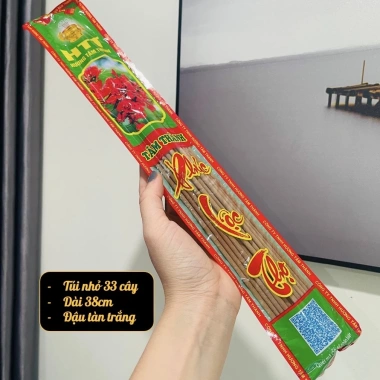Combo 10-30-50 Gói Hương Bài Đậu Tàn Trắng - Nhang Cao Cấp, Thơm Ngát, Nhang Sạch, 89.000đ 4