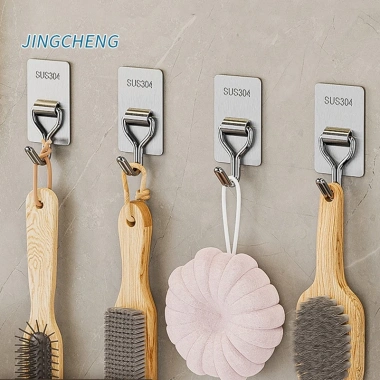 Combo 10-5 Móc Dán Tường Inox 304 Siêu Dính Chịu Lực Đa Năng Bám Vững 3kg