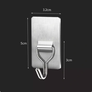 Combo 10-5 Móc Dán Tường Inox 304 Siêu Dính Chịu Lực Đa Năng Bám Vững 3kg