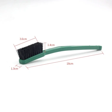 Combo 10 bàn chải đánh giày cán nhựa lông heo mềm, sợi dày dễ dùng - Giá chỉ 150.000₫