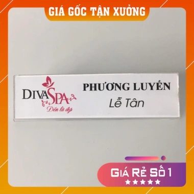 Combo 10 Bảng Tên Nhân Viên Mica Giá Gốc 70.688 - Giảm còn 57.470, In Nhanh, Bền Đẹp