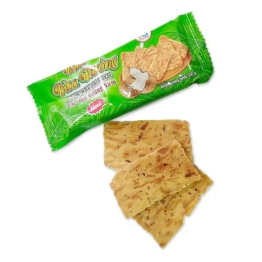 Combo 10 bánh dừa nướng Quảng Nam 150g - Đồ ăn vặt Tết, chỉ 175k