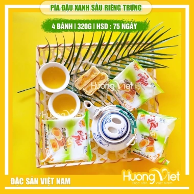 Combo 10 bánh pía Sóc Trăng Tân Huê Viên 1 sao 320gr miền Tây, chỉ 725.000 VND