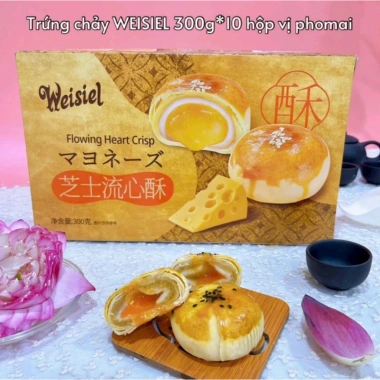 Combo 10 Bánh Pía Tan Chảy Đa Vị: Trứng Muối, Phô Mai, Khoai Môn, Sầu Riêng, Bơ, Chà Bông - Giá 87.800₫