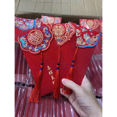 Combo 10 Bao lì xì đỏ Tết 2.026 - Sang trọng, may mắn, giá ưu đãi 35.000đ