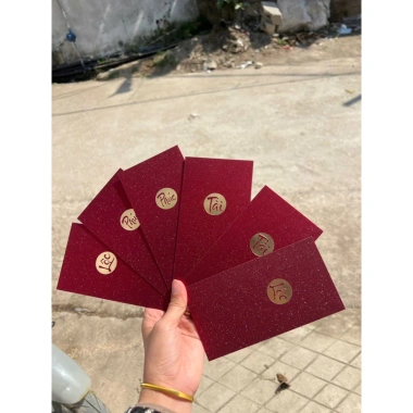 Combo 10 Bao lì xì đỏ Tết 2.026 - Sang trọng, may mắn, giá ưu đãi 35.000đ 9 Combo 10 Bao lì xì đỏ Tết 2.026 - Sang trọng, may mắn, giá ưu đãi 35.000đ 9
