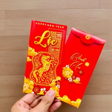 Combo 10 Bao Lì Xì Tết 2.026 - Mẫu Chữ Lộc & Hình Ngựa Đẹp Mắt, Ý Nghĩa, Lịch Sự, Giá 12.720 VND