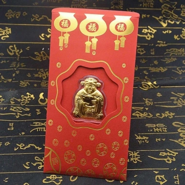 Combo 10 Bao Lì Xì Thần Tài Đỏ Mạ Vàng - Tài Lộc Tết 2.025 Giá Ưu Đãi 20.500₫