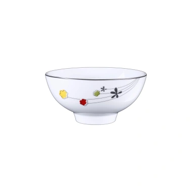 Combo 10 bát cơm 4.4 inch hoa A04 Cẩm Vi - Bộ bàn ăn sứ Long Phương, giá 250.000
