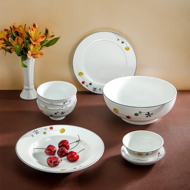 Combo 10 bát cơm 4.4 inch hoa A04 Cẩm Vi - Bộ bàn ăn sứ Long Phương, giá 250.000 4 Combo 10 bát cơm 4.4 inch hoa A04 Cẩm Vi - Bộ bàn ăn sứ Long Phương, giá 250.000 4