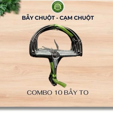 Combo 10 bẫy chuột bán nguyệt lò xo siêu nhạy loại 1 - Giá chỉ 67.000đ, ưu đãi hấp dẫn