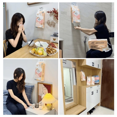 Combo 10 bịch giấy tiểu hạ 1.000 tờ treo đa năng và khăn rút 4 lớp Sipiao - Giá chỉ 99k 2
