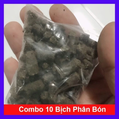 Combo 10 bịch phân bón hữu cơ cho cây kiểng, hoa, quả - Giá ưu đãi 25.000đ