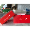 Combo 10 bộ Khay và Túi Giấy Vuông Nắp Mica Trong Suốt - Hộp Đựng Hoa Quả, Trái Cây 27x27cm Giá 280,000₫ 10