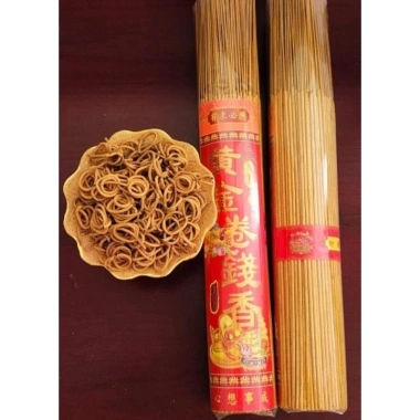 Combo 10 bó nhang Thần Tài cuộn tàn 500g - Giá sỉ 275.200, giảm còn 215.000