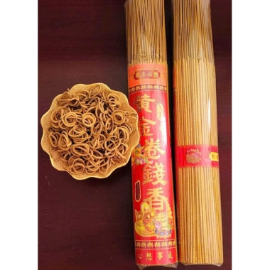 Combo 10 bó nhang Thần Tài cuộn tàn 500g - Giá sỉ 275.200, giảm còn 215.000 5