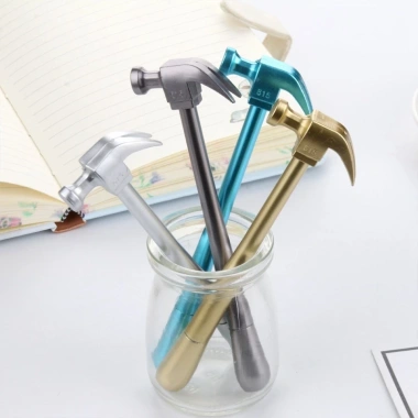 Combo 10 Bút Búa Ánh Kim Hoạt Hình Dễ Thương Kute Viết Gel Mực Đen Giá Rẻ 55k Sỉ 4K