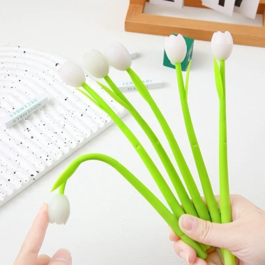 Combo 10 Bút Gel Bông Hoa Cỏ 4 Lá May Mắn - Ngòi Thay Thế, Dùng cho Học Sinh, 45.000 VND 7