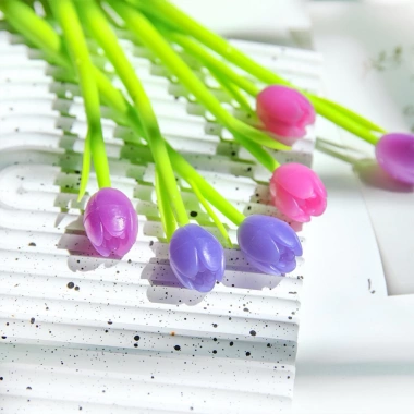 Combo 10 Bút Gel Bông Hoa Cỏ 4 Lá May Mắn - Ngòi Thay Thế, Dùng cho Học Sinh, 45.000 VND 9
