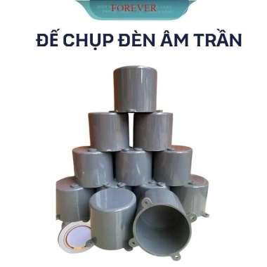 Combo 10 cái Đế chụp đèn âm trần phi 90-110 bít bê tông downight giá 35.000