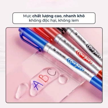 Combo 10 cây bút lông dầu Thiên Long PM04 nhỏ + PM09 lớn - Giá ưu đãi 120k 6
